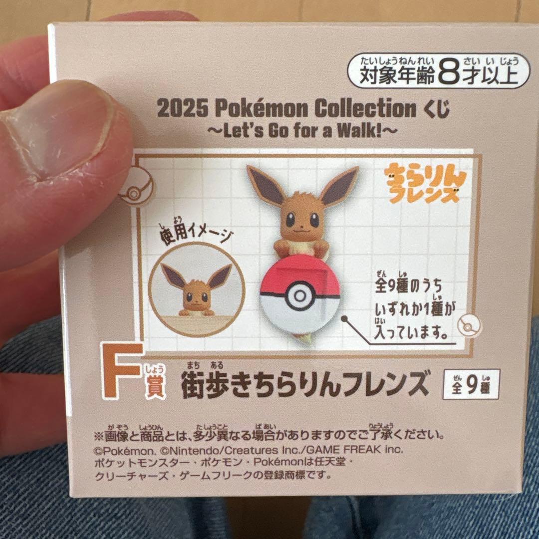 コンプリート‼️ポケモン1番くじ F賞街歩きちらりんフレンズ全9種