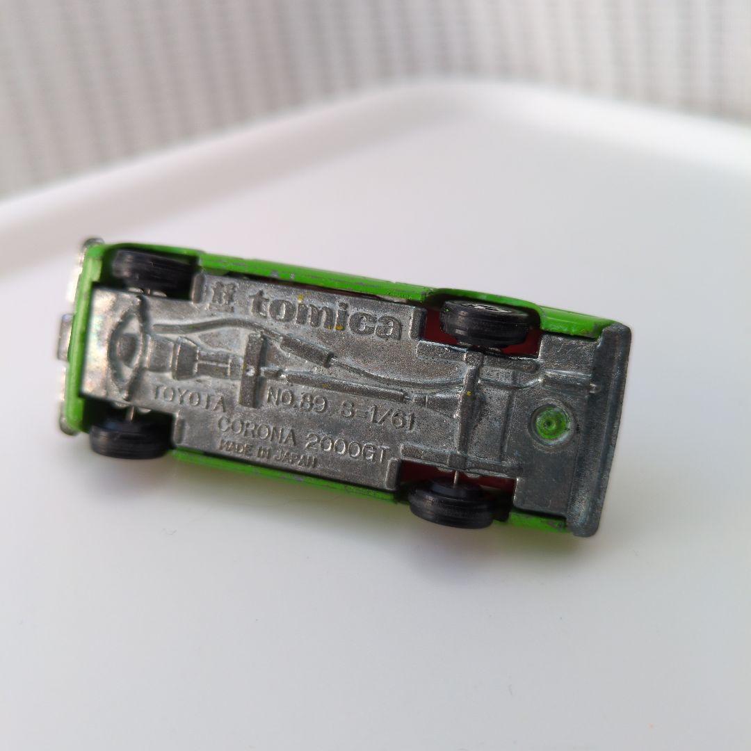 昭和レトロ 日本製 トミカ トヨタ コロナ 2000GT 緑 赤内装 希少 黒箱