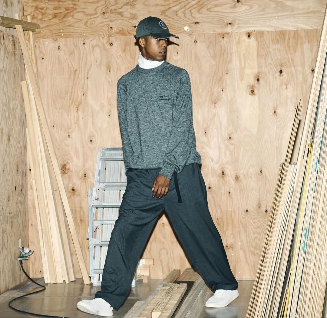 ENNOY WOOL BLEND EASY PANTS チャコールグレーLサイズ - メルカリ