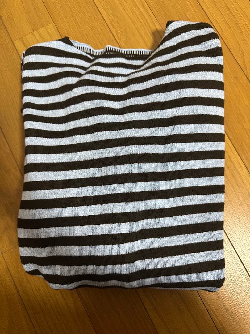 新品未使用】SHISHIKUI boda サックス×ブラウン ボーダー長袖 - メルカリ