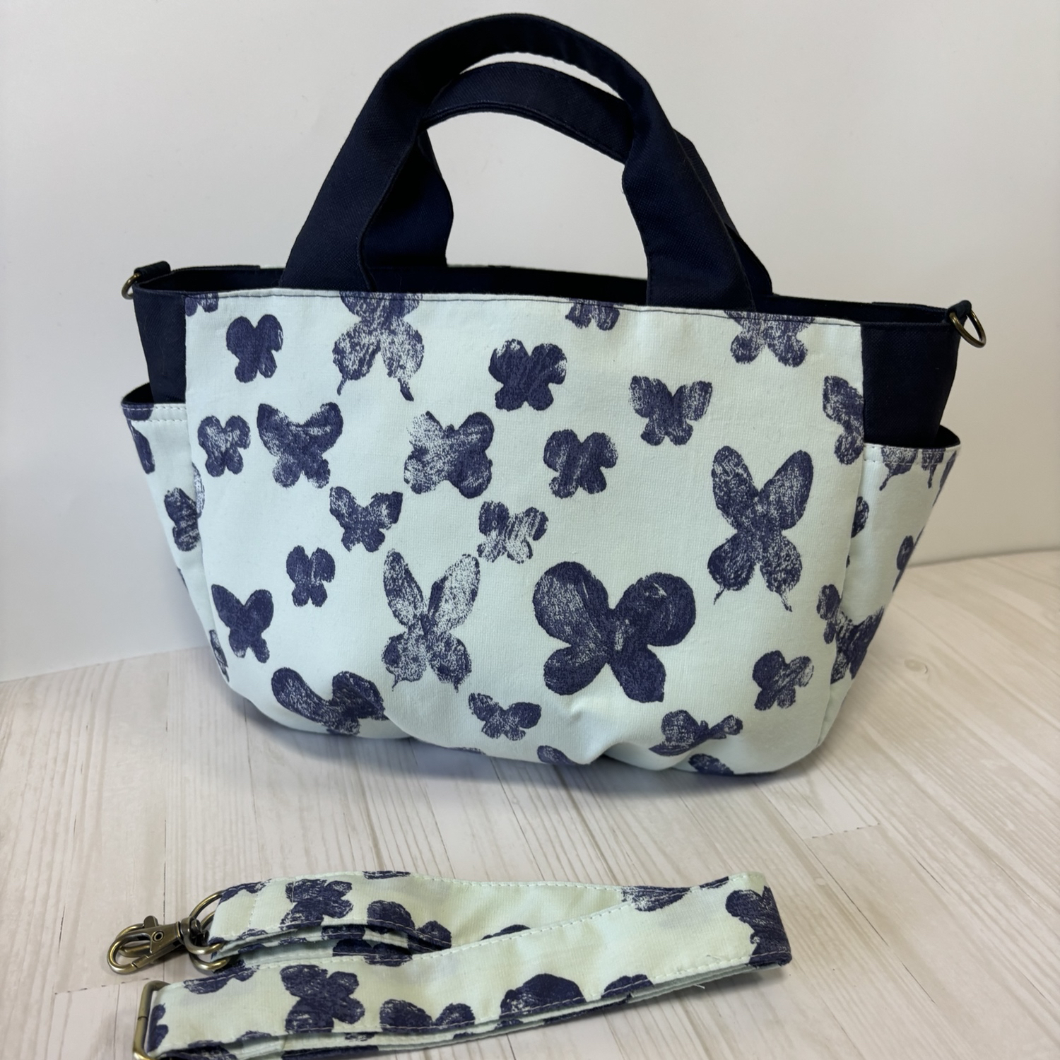 ミナペルホネン ハンドメイド ショルダーバッグ thoroughbred