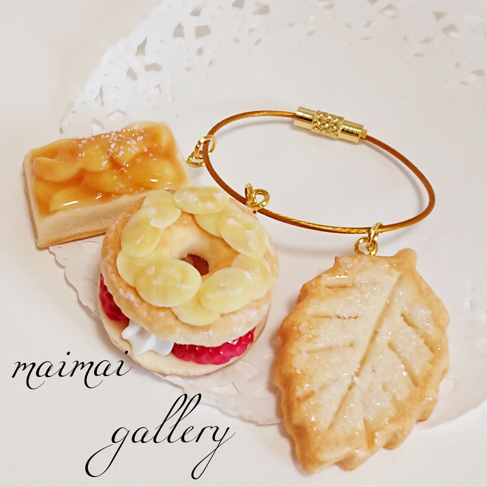 焼き菓子スイーツ♡ワイヤーキーホルダー フェイクスイーツ
