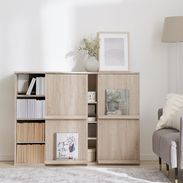 本棚 漫画 コミック収納 スリム 大容量 収納 木目調 ラック 省スペース