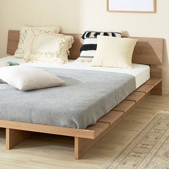 幅180][クイーン] ベッドフレーム 単品orマットレスセット ロータイプ