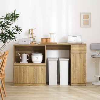 伸縮式キッチンカウンター [幅99-160] | 【公式】LOWYA(ロウヤ) 家具