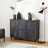 大理石柄がおしゃれなリビングボード（幅110） | 【公式】LOWYA(ロウヤ