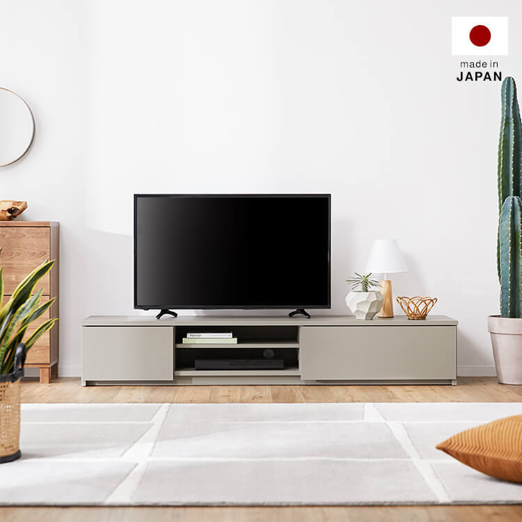 ローテレビ台 木製 収納付 引き出し付 [幅180] | 【公式】LOWYA(ロウヤ
