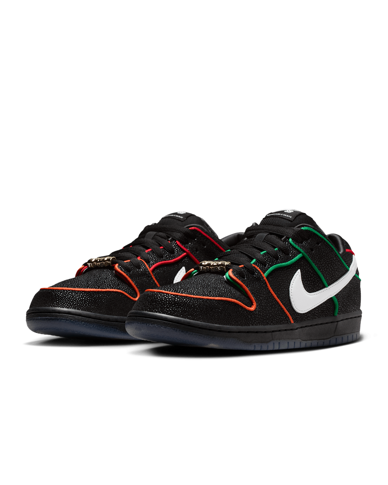 Nike SB Dunk Low Pro x Bronx Girls Skate 'Black and Challenge Red