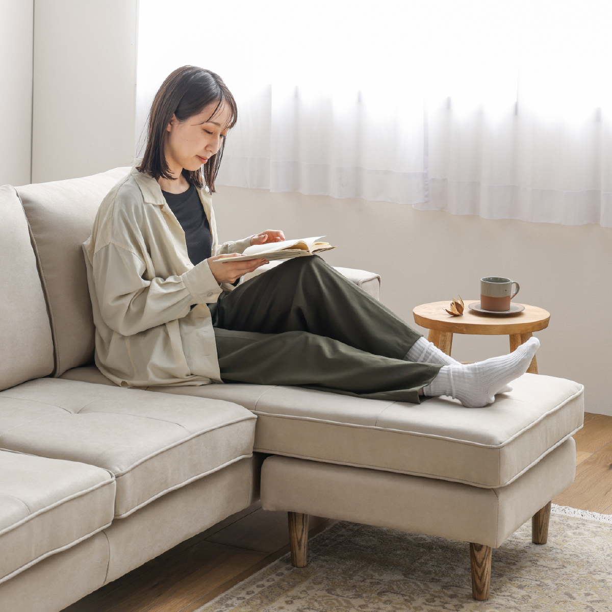 フリー カウチソファ 幅199cm ｜関家具公式通販サイト