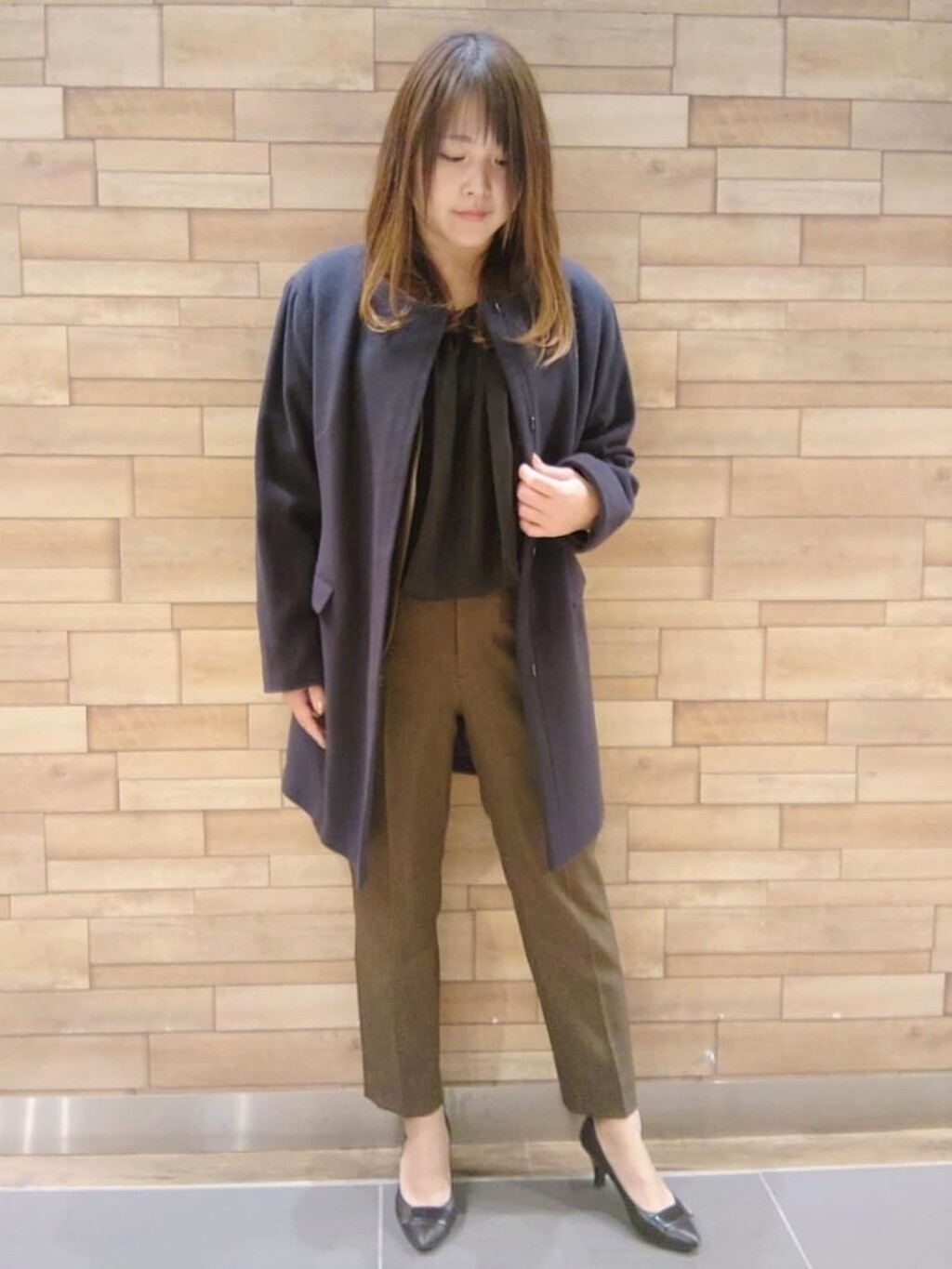 theo dore (セオドール) ウォッシャブル ノーカラー シングル パンツ