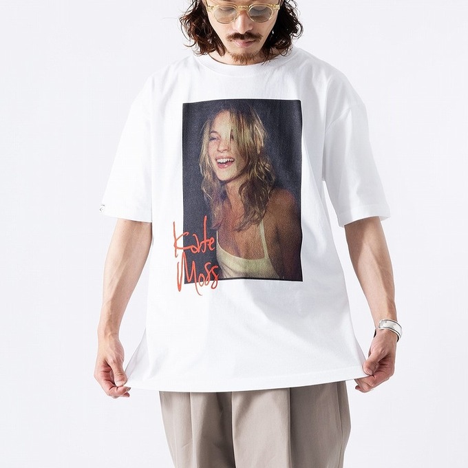 激レア90s   x Kate MossTシャツケイトモス WP<<ダブリューピー>> KATE MOSS（ケイト・モス）このチャンスは逃せ