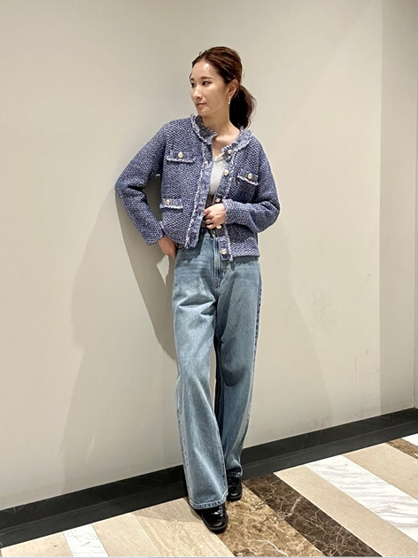 スタッフコーディネート】アクアVニット ｜yumi｜Mystrada｜【公式通販