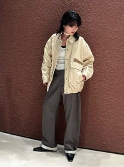 6(ROKU)＞ストライプ ペインターパンツ