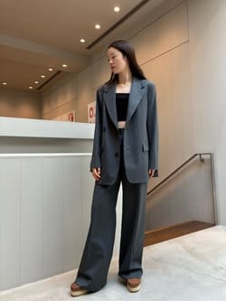 H＞TWN ツイル ボクシージャケット