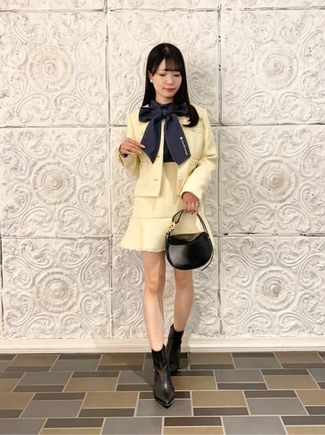 スタッフコーディネート】イレヘムレイヤードミニワンピース｜mio