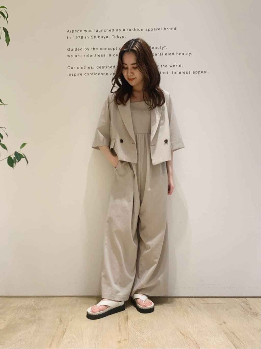 スタッフコーディネート】ワイドサロペット｜yuka｜Mystrada｜【公式