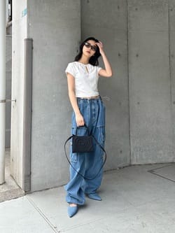 SLY | 【完全受注生産】MICHI x SLY ADJUST WAIST CARGO-B (ワイド