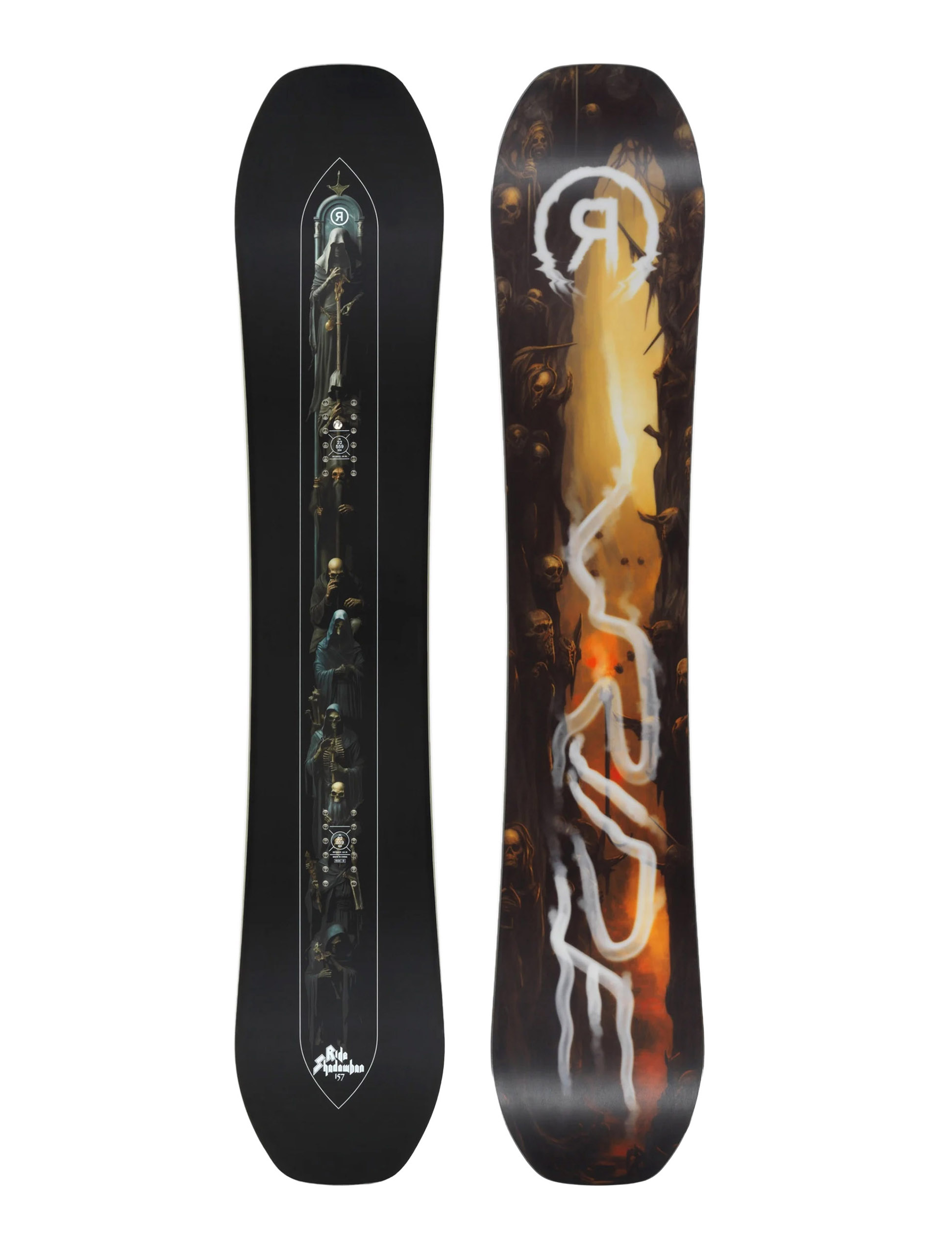 Ride Snowboard Manic - multicolor (black/orange)