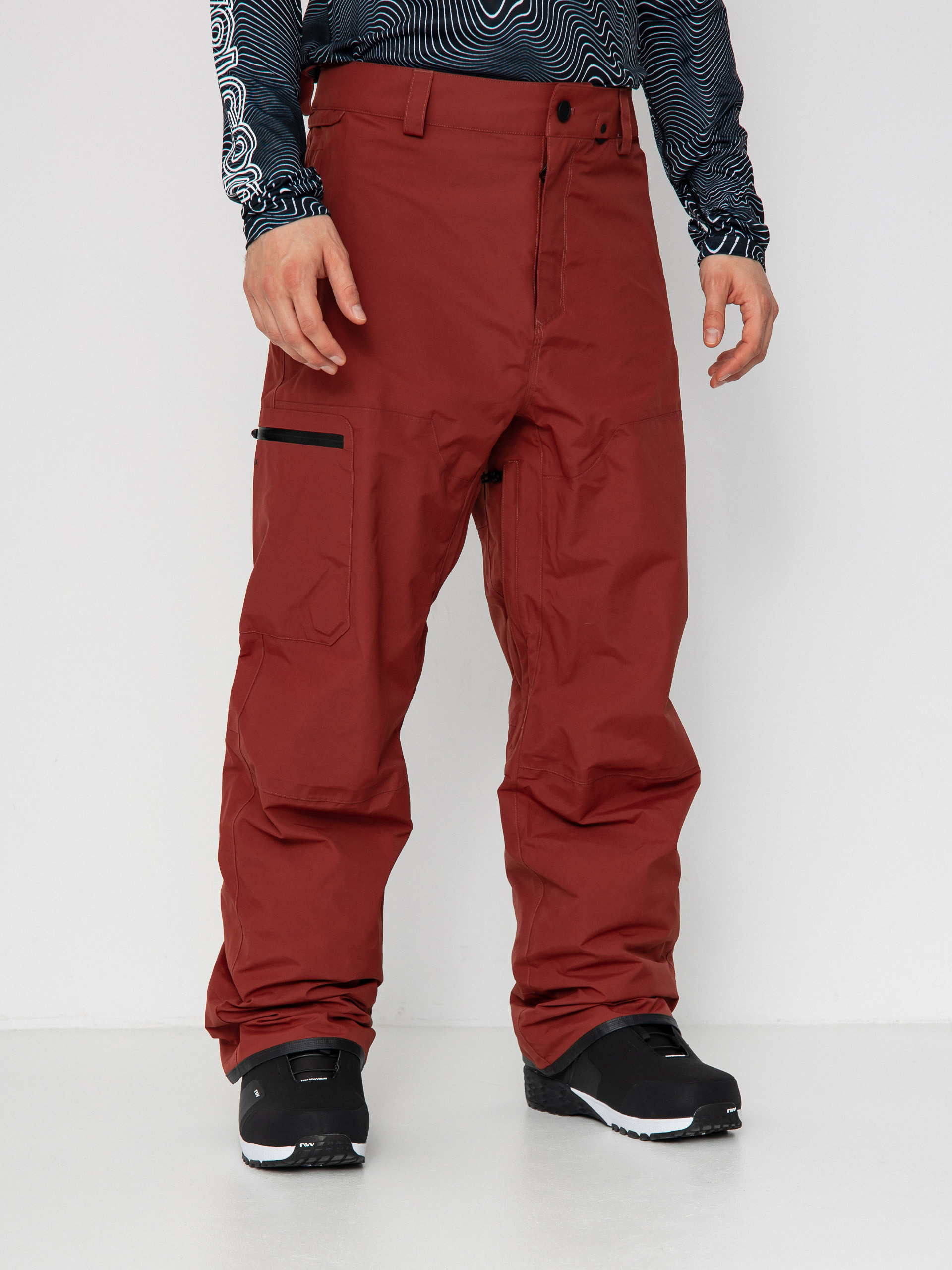 Volcom Snowboard pants L Gore Tex - brown, red (redwood)