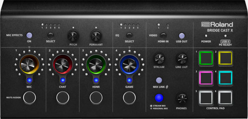Roland - BRIDGE CAST X | Dual Bus Streaming Mixer and Video Capture