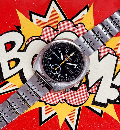 Japanese Air Self Defense Force Pilot-Issued 1973 Seiko 6139-7012