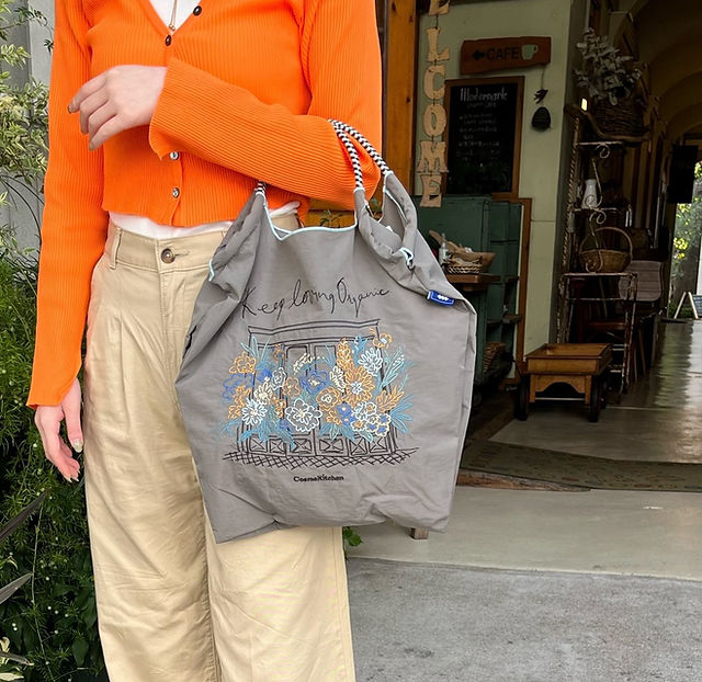 ボールアンドチェーン トートバッグ JAL MALL 限定カラー グレー M