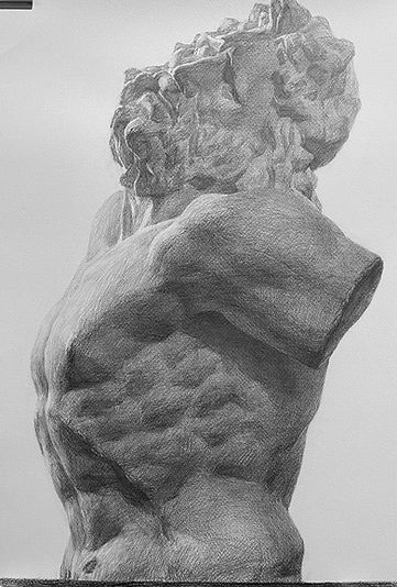 デッサン11 石膏像 ラオコーン | satoshi-asahara