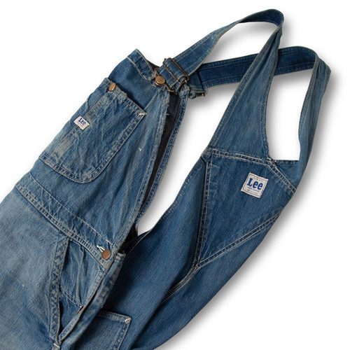 1950年代 ビンテージ Lee 91-SB デニムオーバーオール ロングL