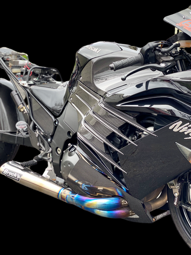 AGM ZX14R 12+ Carbon Fiber Side Gills | AG Motorsports