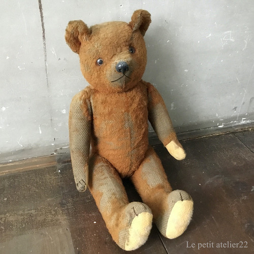 フランス アンティークベア くま 46 cm | Le petit atelier 22