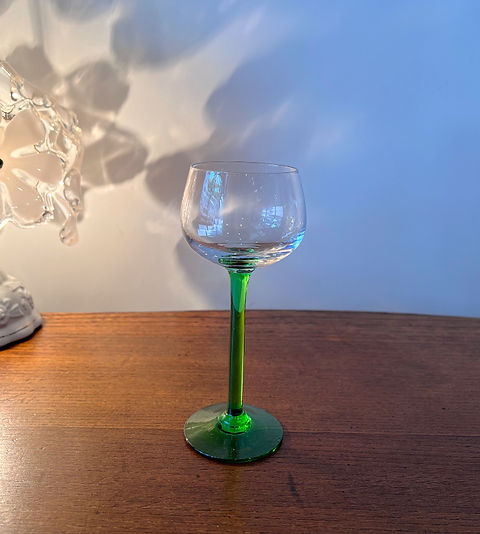 antique Alsace wine glass | stella-japan