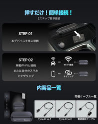 SORA07】Carplay AI BOX 車載DVD/CDプレーヤー 一体型 | OMEGATECH