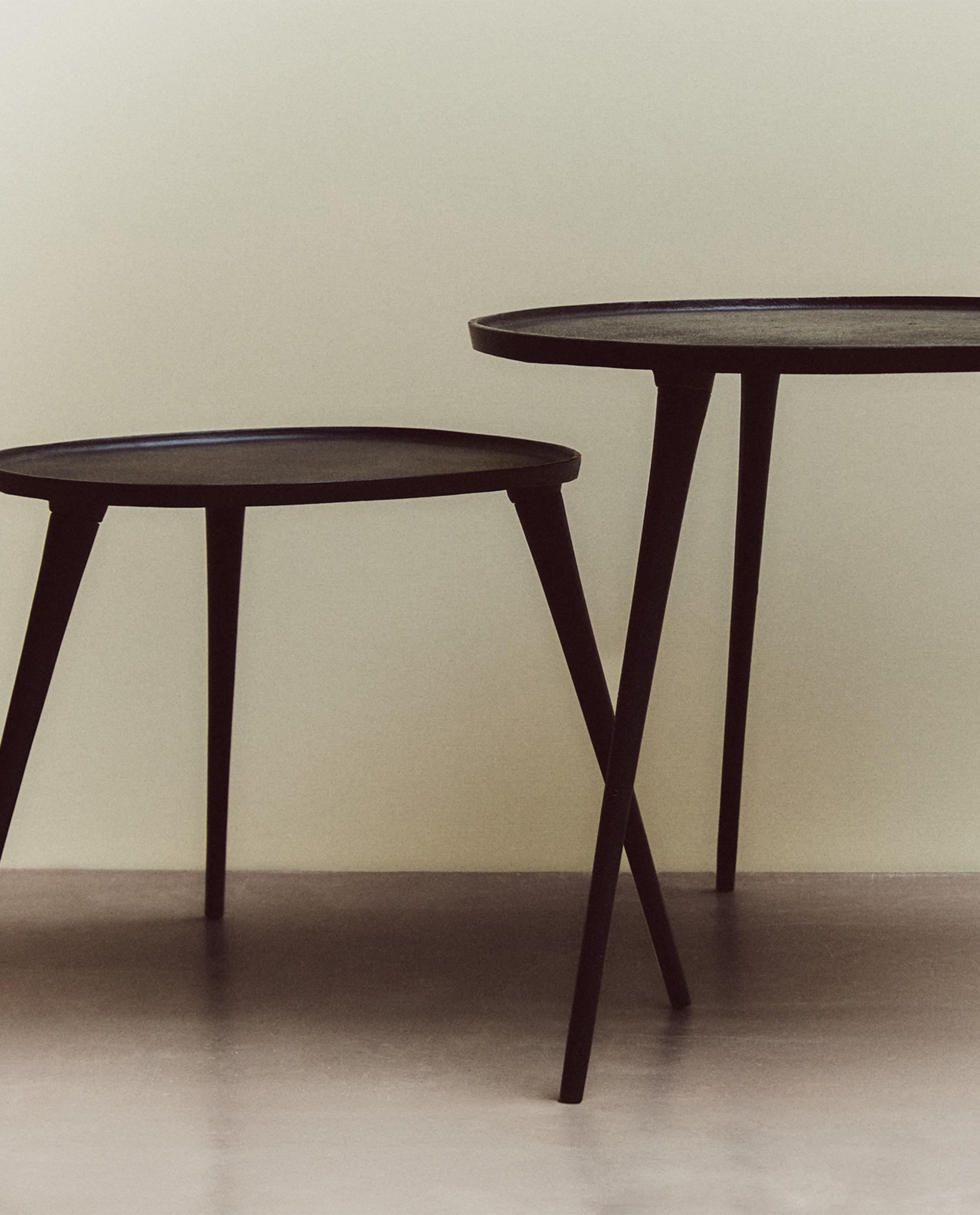 METALLIC SIDE TABLE | Zara Home United States of America