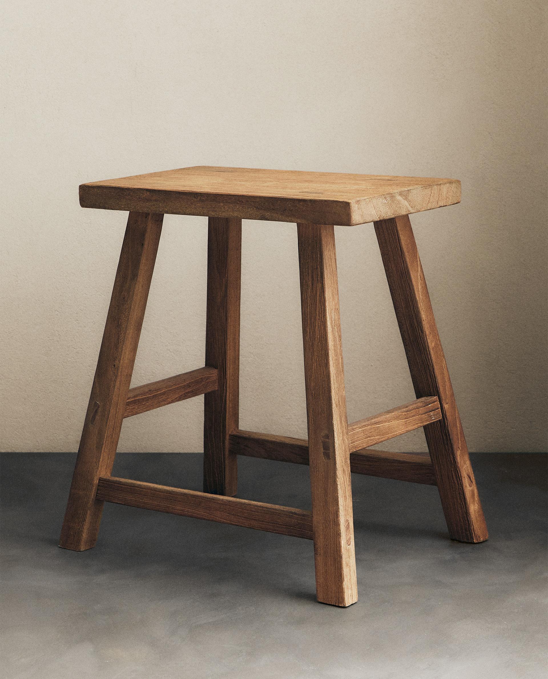 ELM WOOD STOOL | Zara Home United States of America
