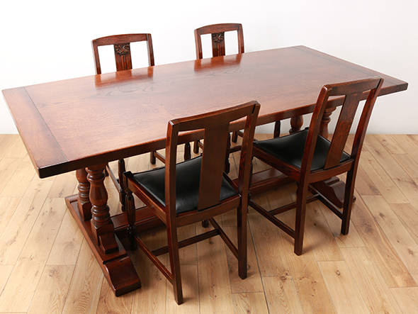 Lloyd's Antiques Reproduction Series Big Oak Dining Table / ロイズ