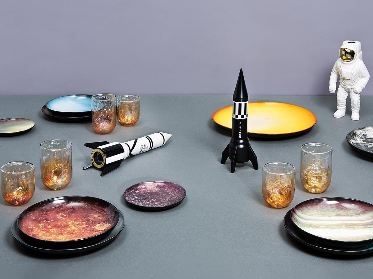 DIESEL LIVING with SELETTI COSMIC DINER PLATE SUN / ディーゼル