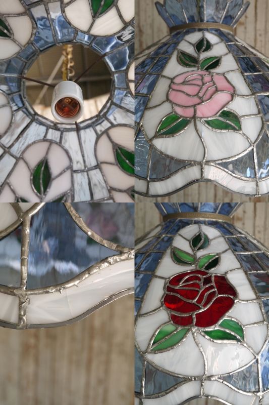 アンティーク ステンドグラス 吊り下げランプ - STAGE ANTIQUE