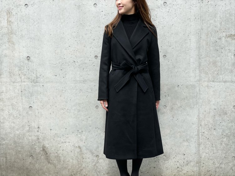 新作入荷情報〈カシミヤベルテッドロングコート〉 | m-i-d | M-PREMIER