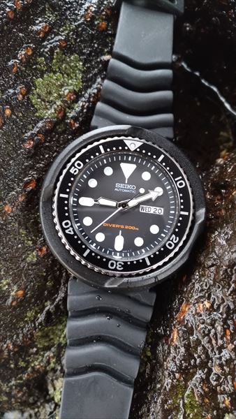 セイコー SKX007 (7s26-0020) 通称ブラックボーイをプチカスタムして