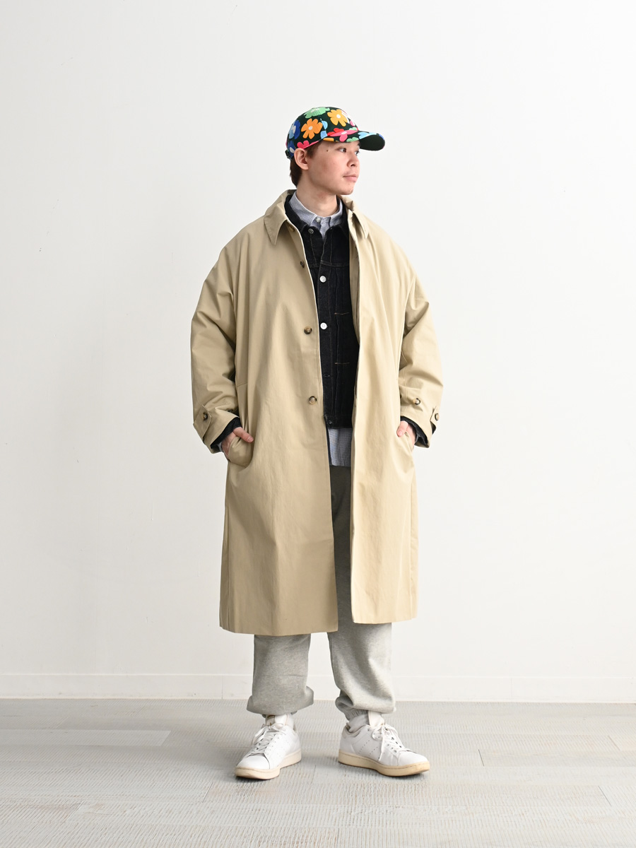 ONE FIFTH (ワンフィフス) ウールメルトン・ステンカラーコート