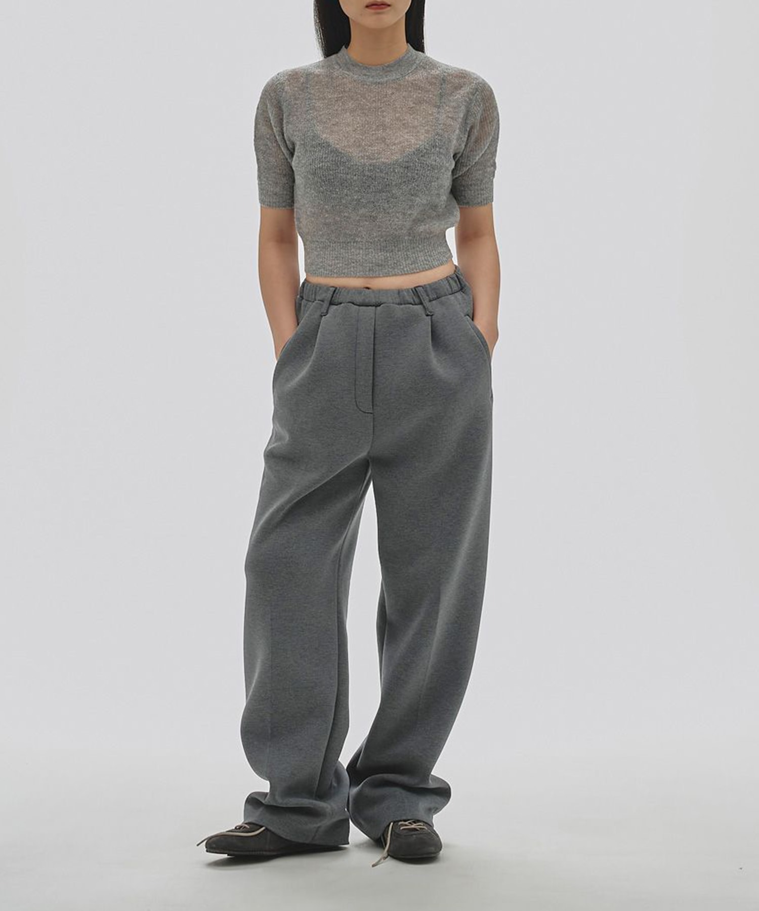 Cushion Easy Trousers(36 DARK GREY): TODAYFUL: WOMENS｜ STUDIOUS