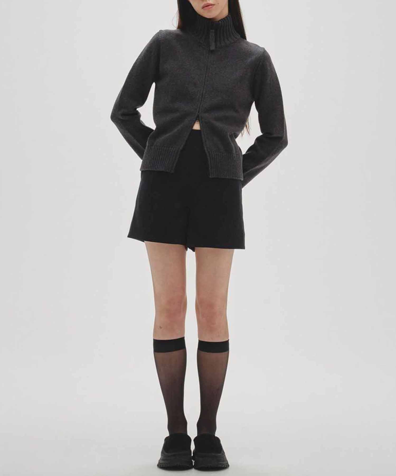 Wool Twill Shortpants(36 BLACK): TODAYFUL: WOMENS｜ STUDIOUS