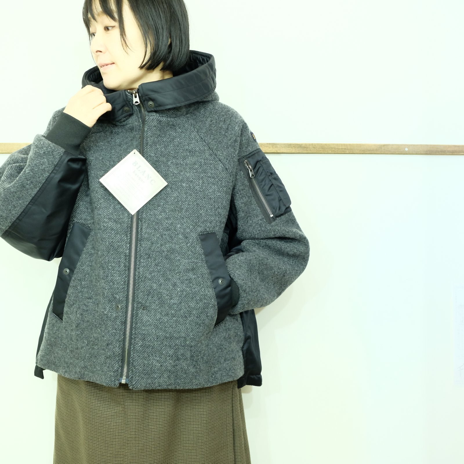 よし☆かなブランバスク 二重織トップメルトン ナイロンツイル