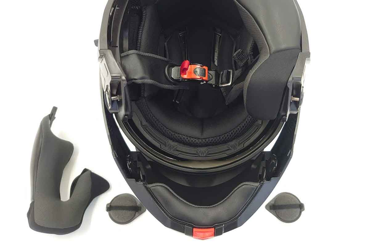 B+COM ONE バイク用インカム フルフェイスヘルメット取付方法 OGK