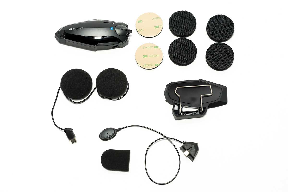 B+COM SB6X バイク用インカム フルフェイスヘルメット取付方法 OGK