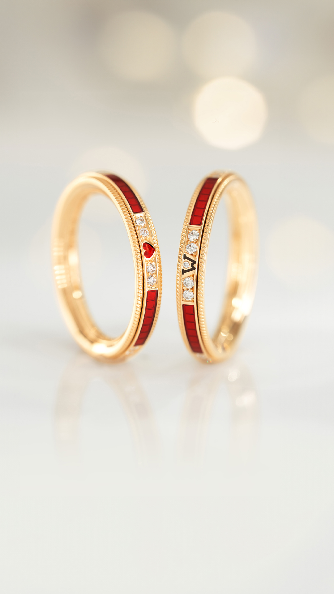 リング「OUR DELIGHT. Rose red」