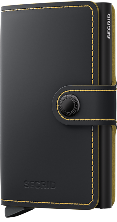 Secrid Miniwallet Black & Ochre