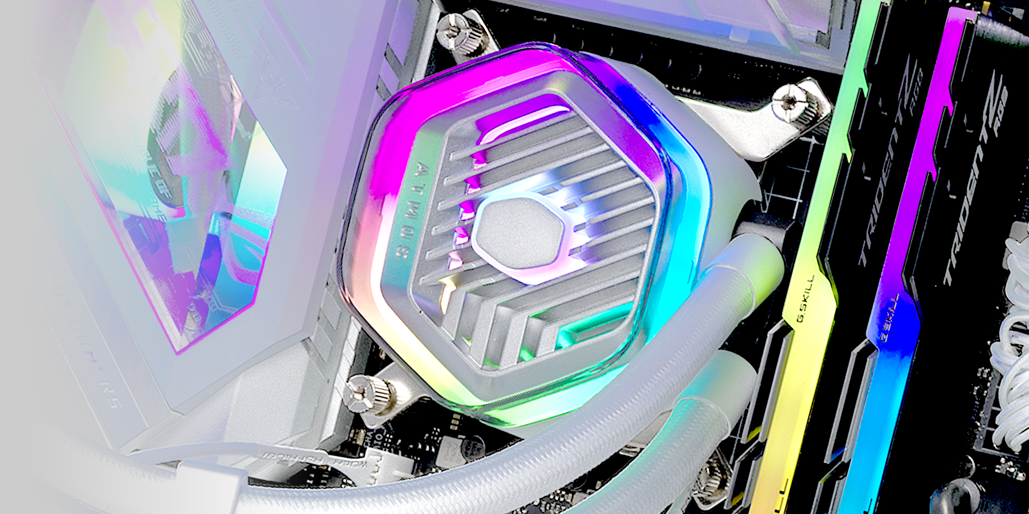 MasterLiquid 360 ATMOS White AIO Liquid Cooler | Cooler Master