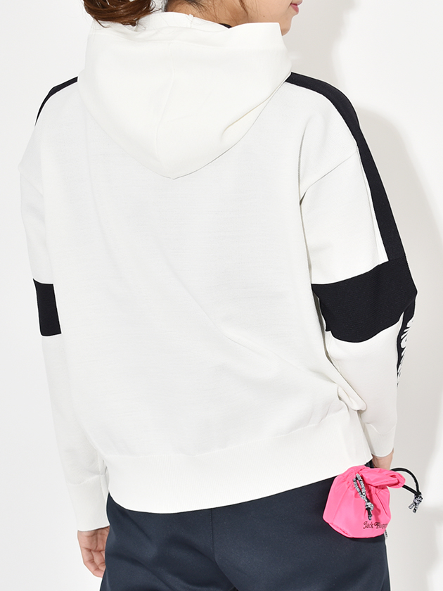 ジャックバニー 天竺ニットフーディプルオーバー 263-5172126