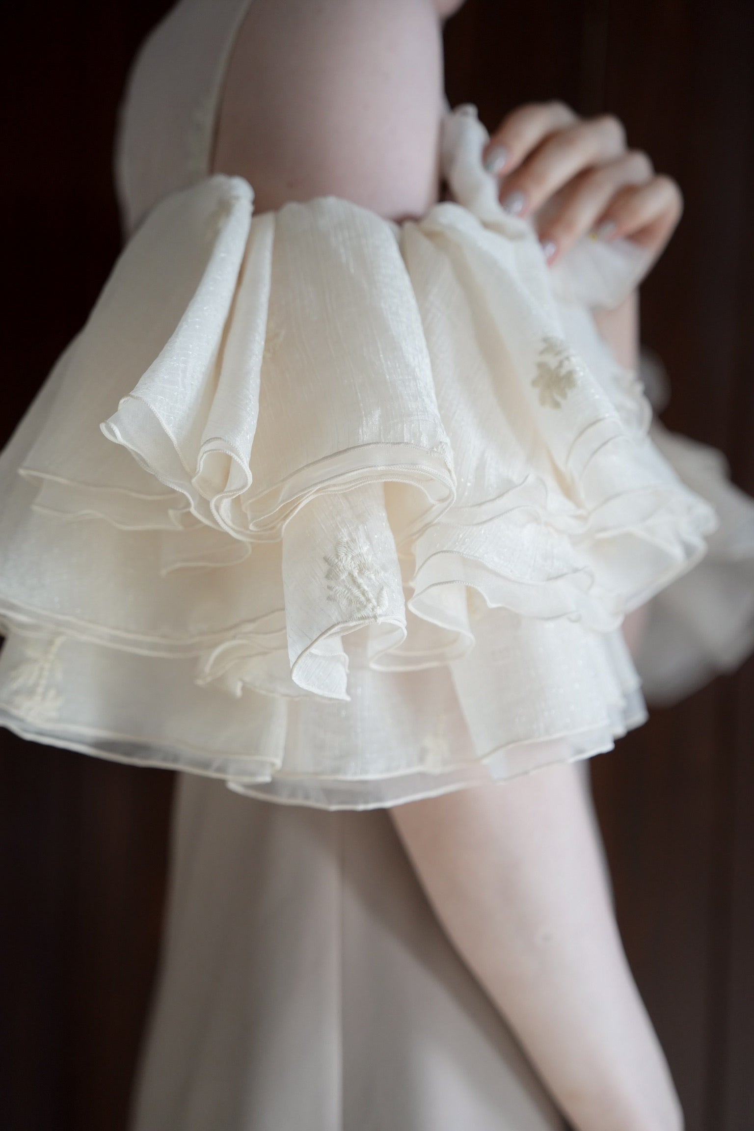 organdy frill dress – Acka online store